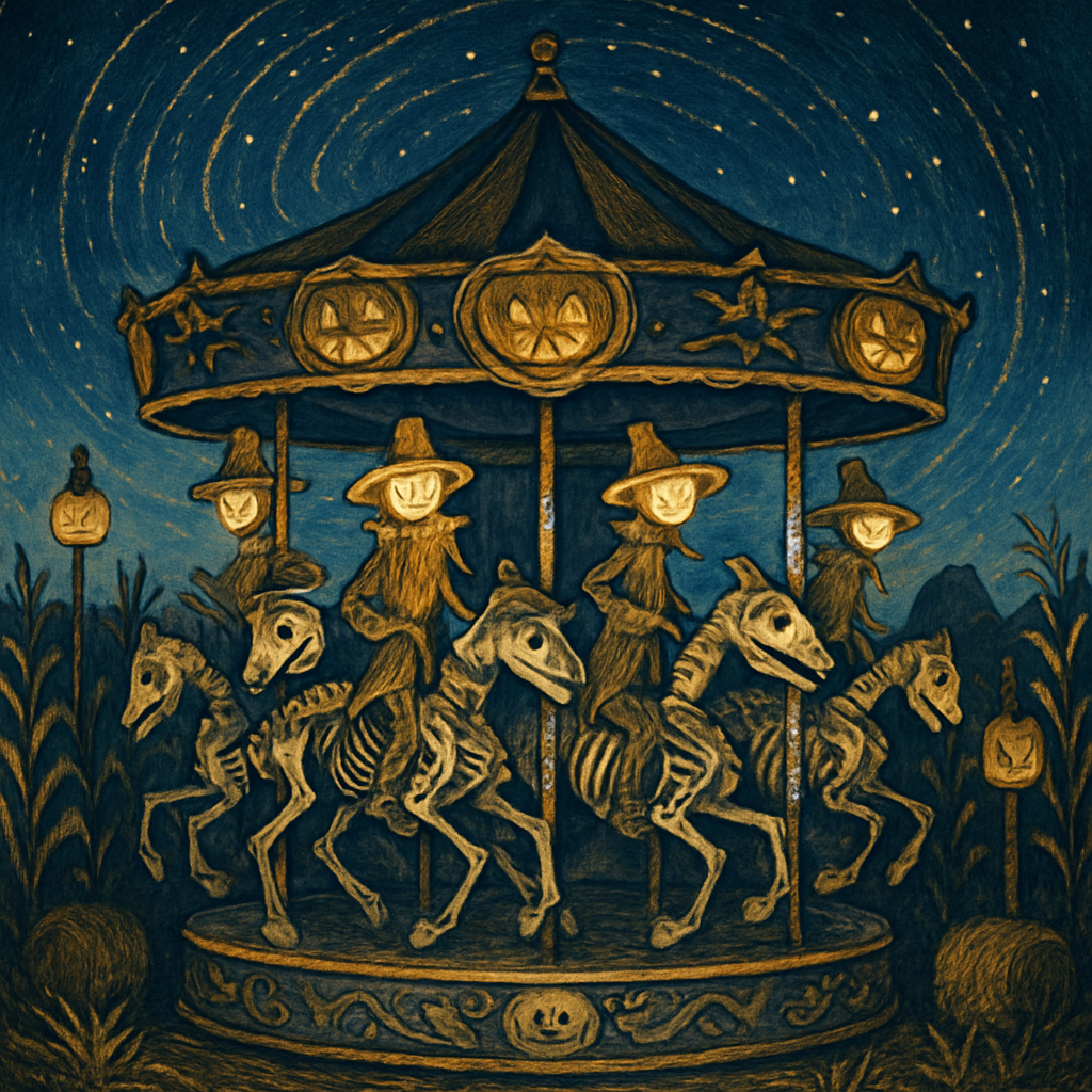Cornfield Constellation Carousel diamonded painting kits