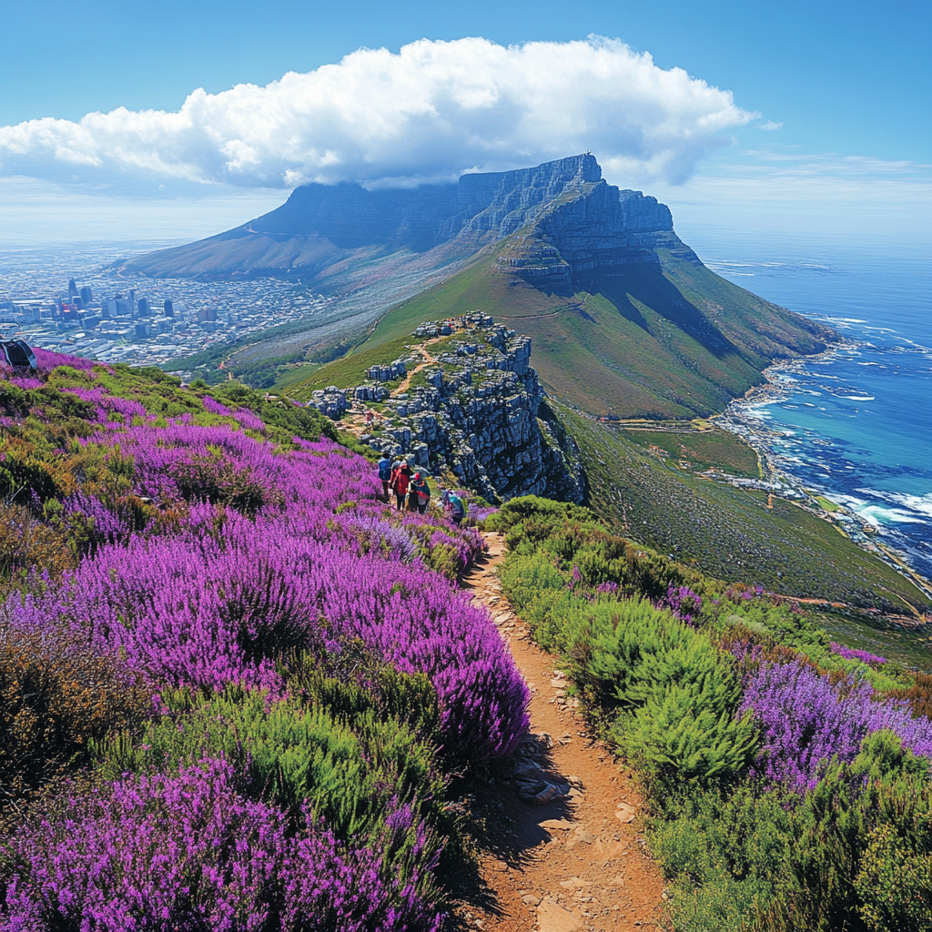 Table Mountain DIY paint by diamonds