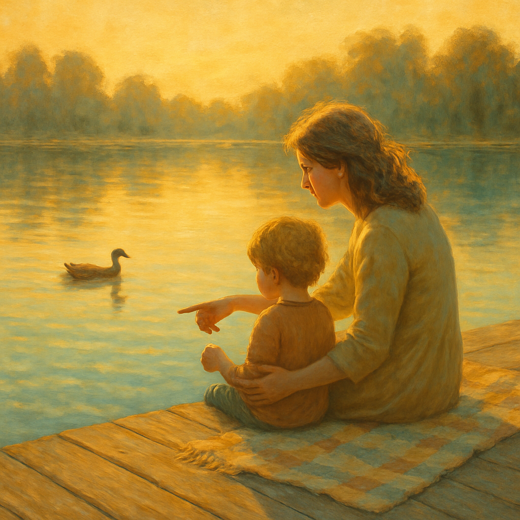 Sunlit Devotion By The Lake DIY paint by diamonds