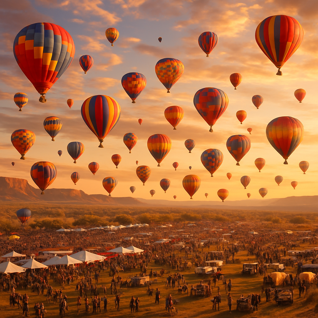 Albuquerque International Balloon Fiesta Paint by diamonds art
