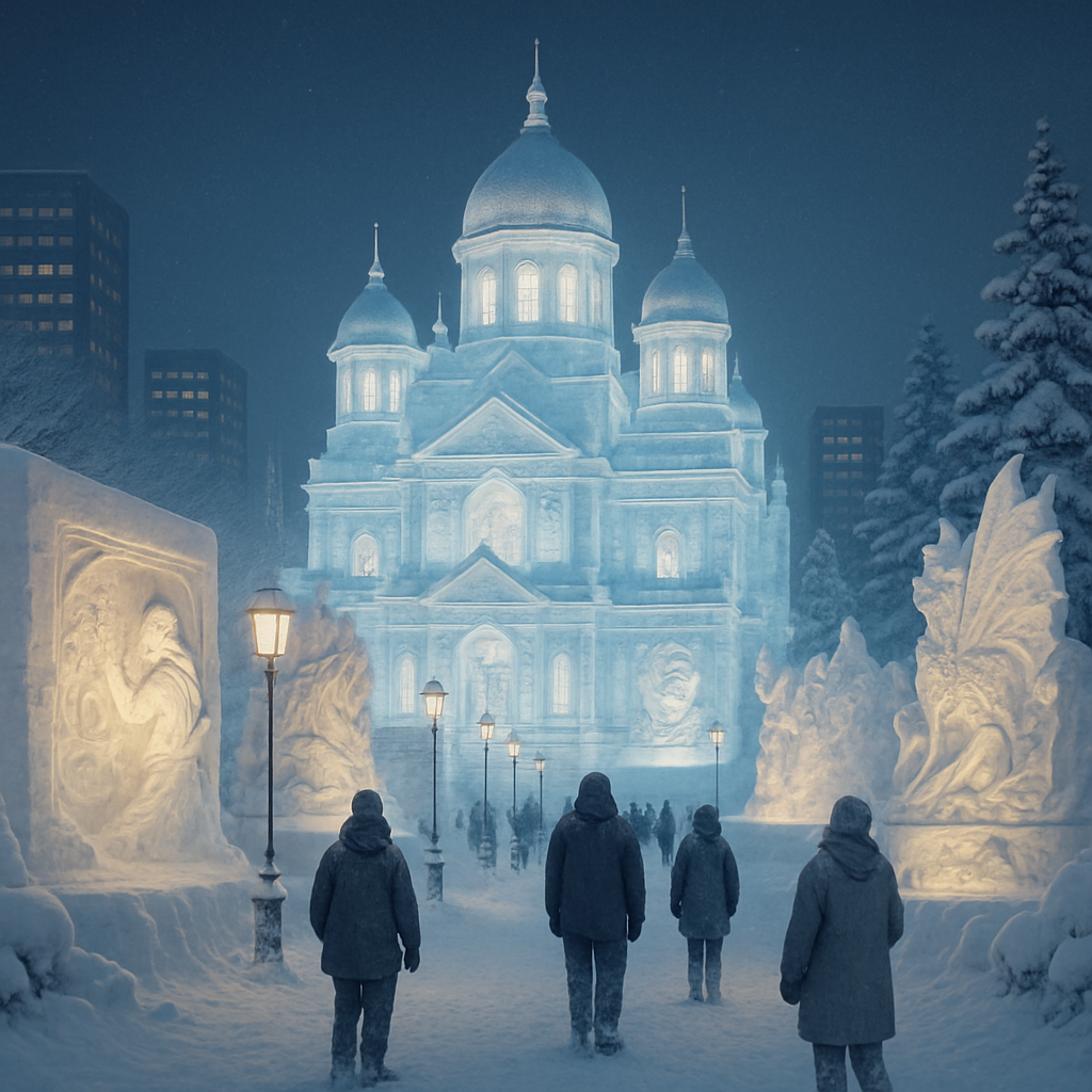 Sapporo Snow Festival diamonded painting kits