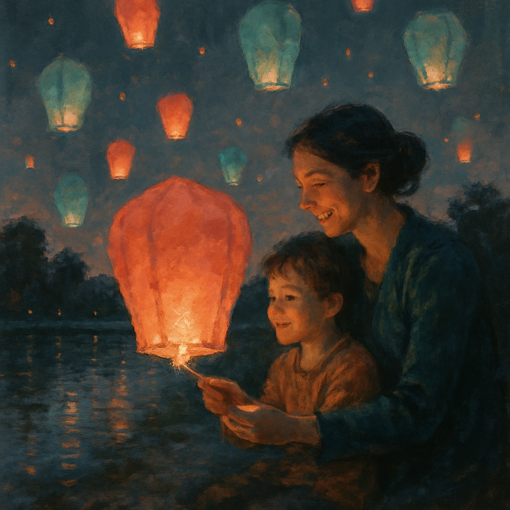 Paper Lanterns And Promise DIY paint by diamonds