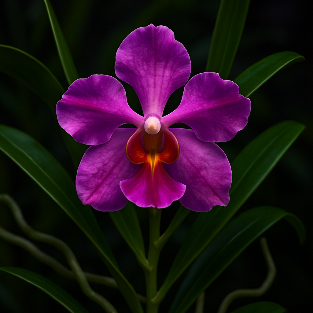 Vanda Miss Joaquim Orchid Singapore Painting by diamonds kit