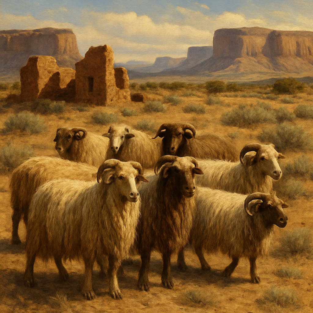 Navajo Churro Sheep - United States diamonded painting kits
