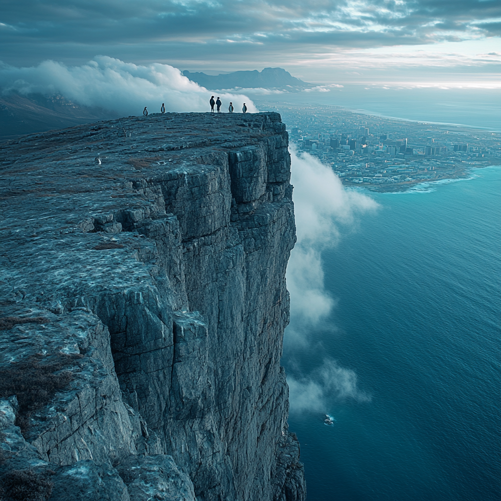 Table Mountain Panorama Painting by diamonds kit