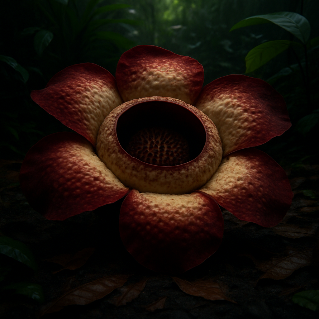 Rafflesia Arnoldii DIY paint by diamonds