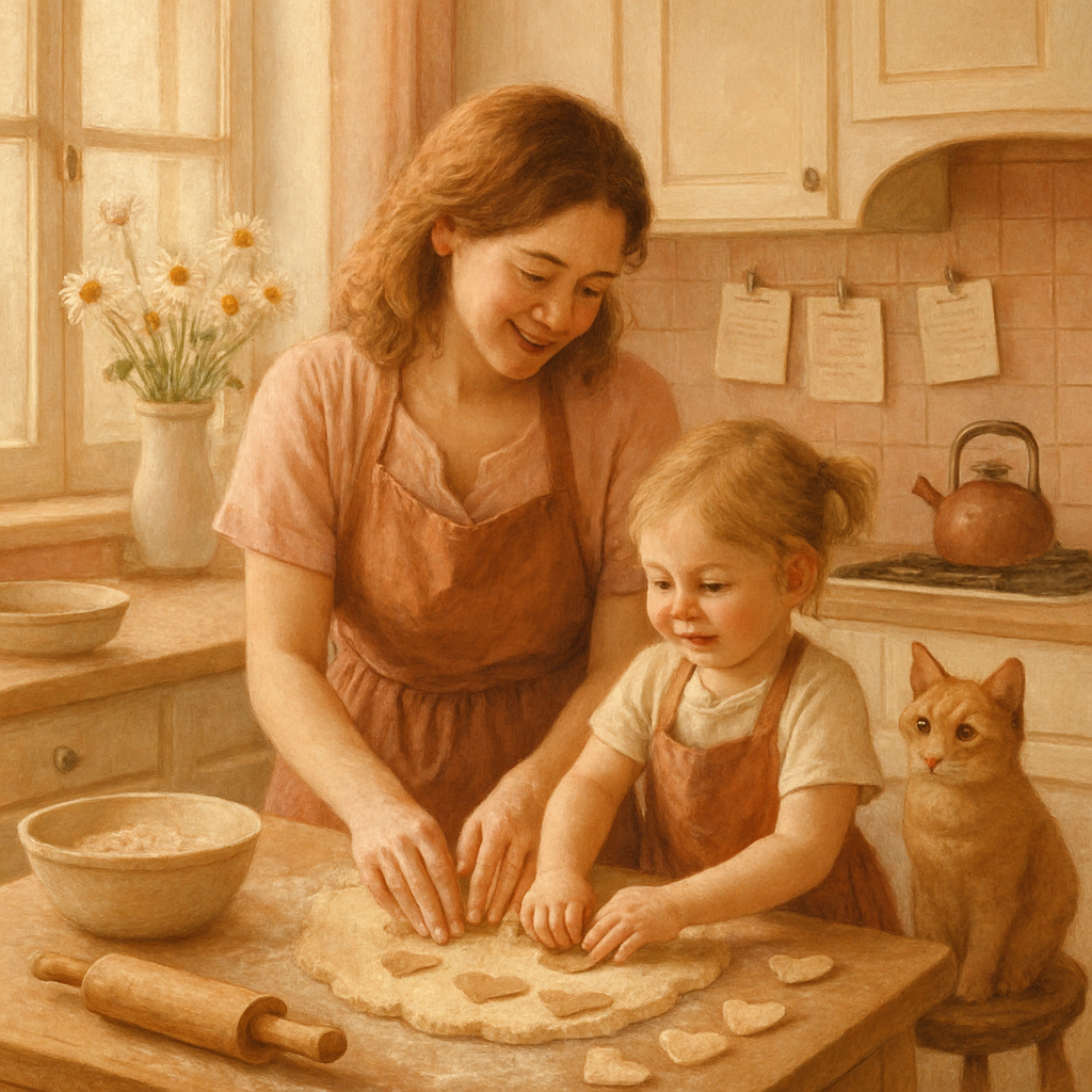 Kitchen Lullaby Baking Together Paint by diamonds kits
