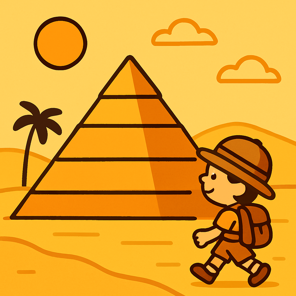 Pyramid Explorer paint by diamond