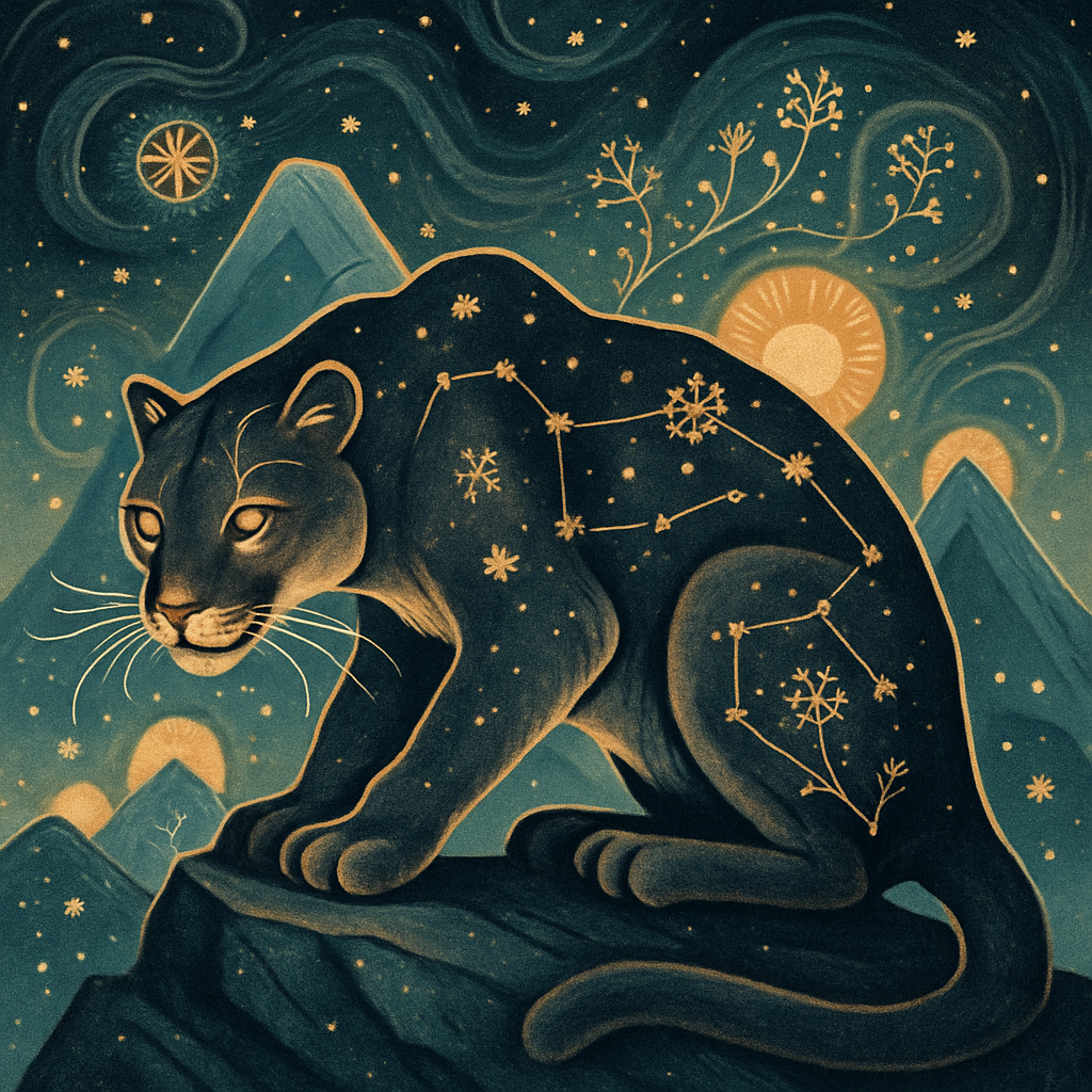 Harmonic Mountain Lion paint by color