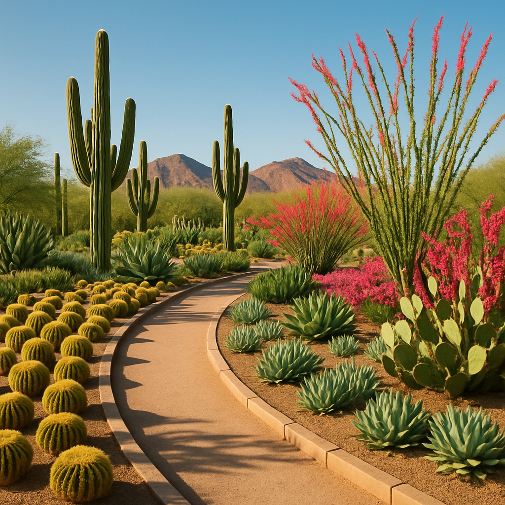 Desert Botanical Garden Phoenix DIY paint by diamonds