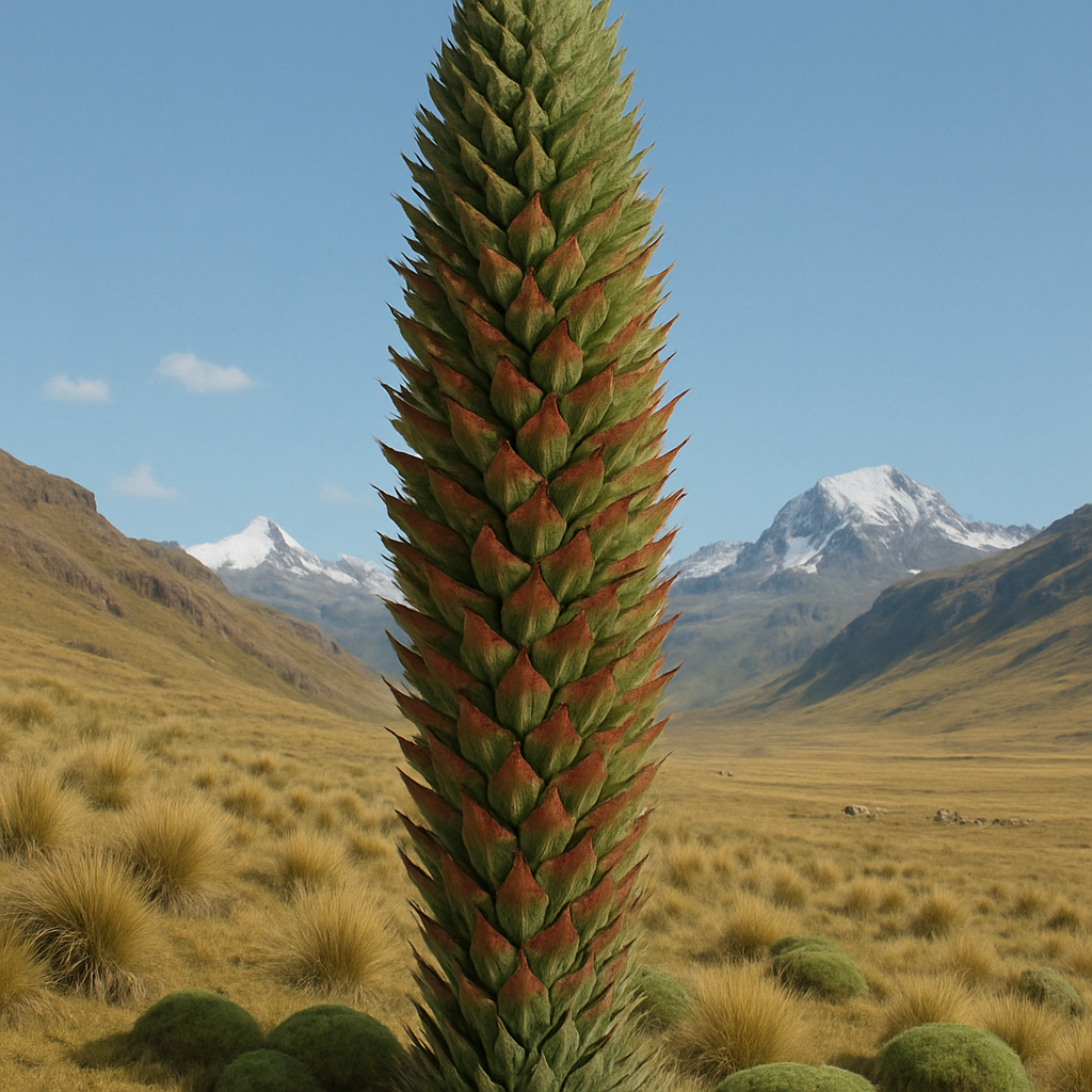 Puya Raimondii Queen Of The Andes paint by diamond