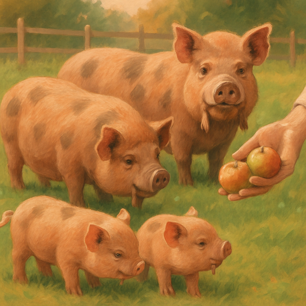 Kune Kune Pig Paint by diamonds kits