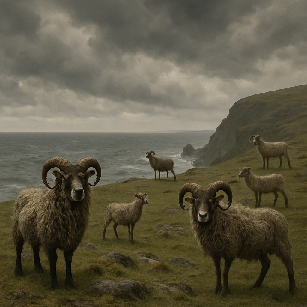 Soay Sheep paint by color