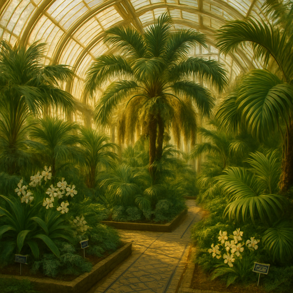 Royal Botanic Gardens Kew Temperate Glasshouse DIY paint by diamonds