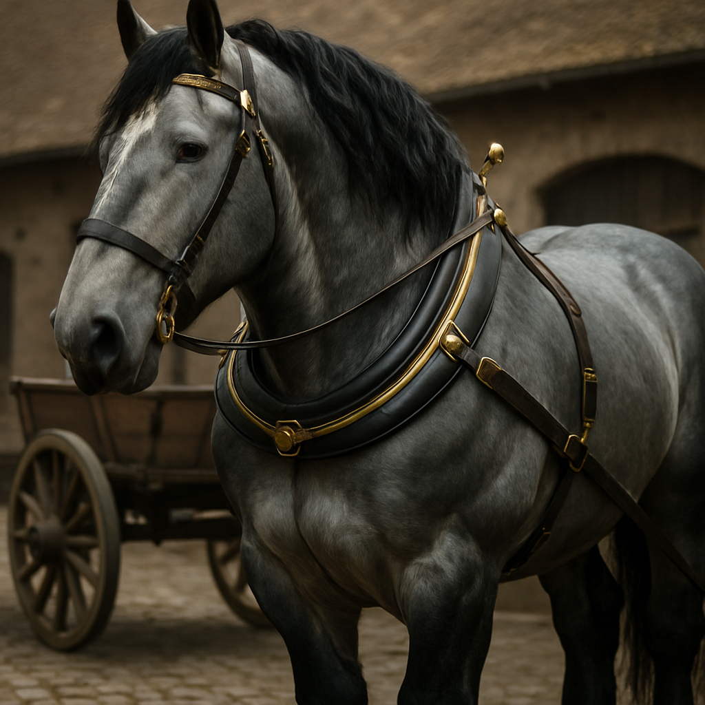 Percheron Horse Paint by diamonds art