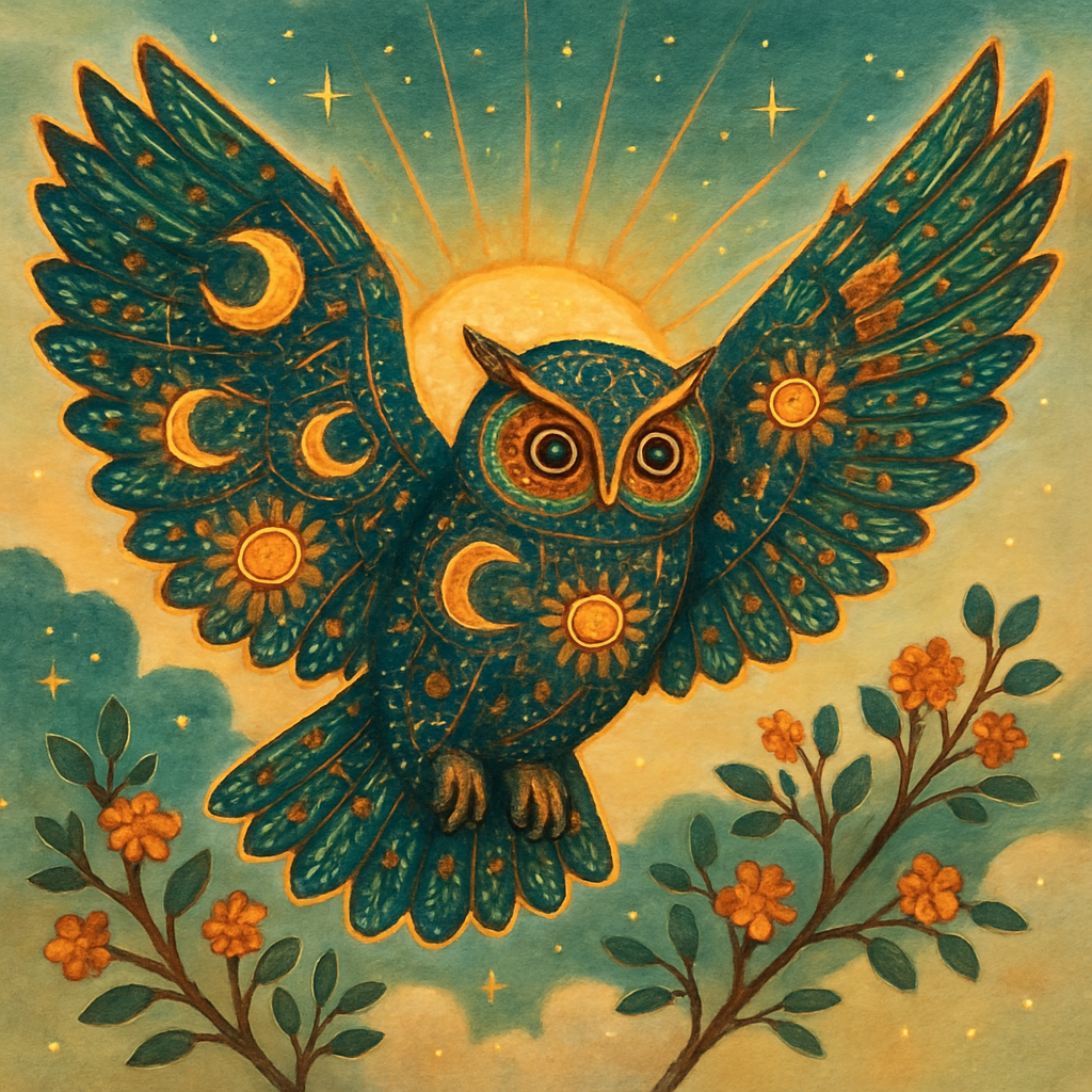 Ember Owl Of The Dawn Grove Paint by diamonds art