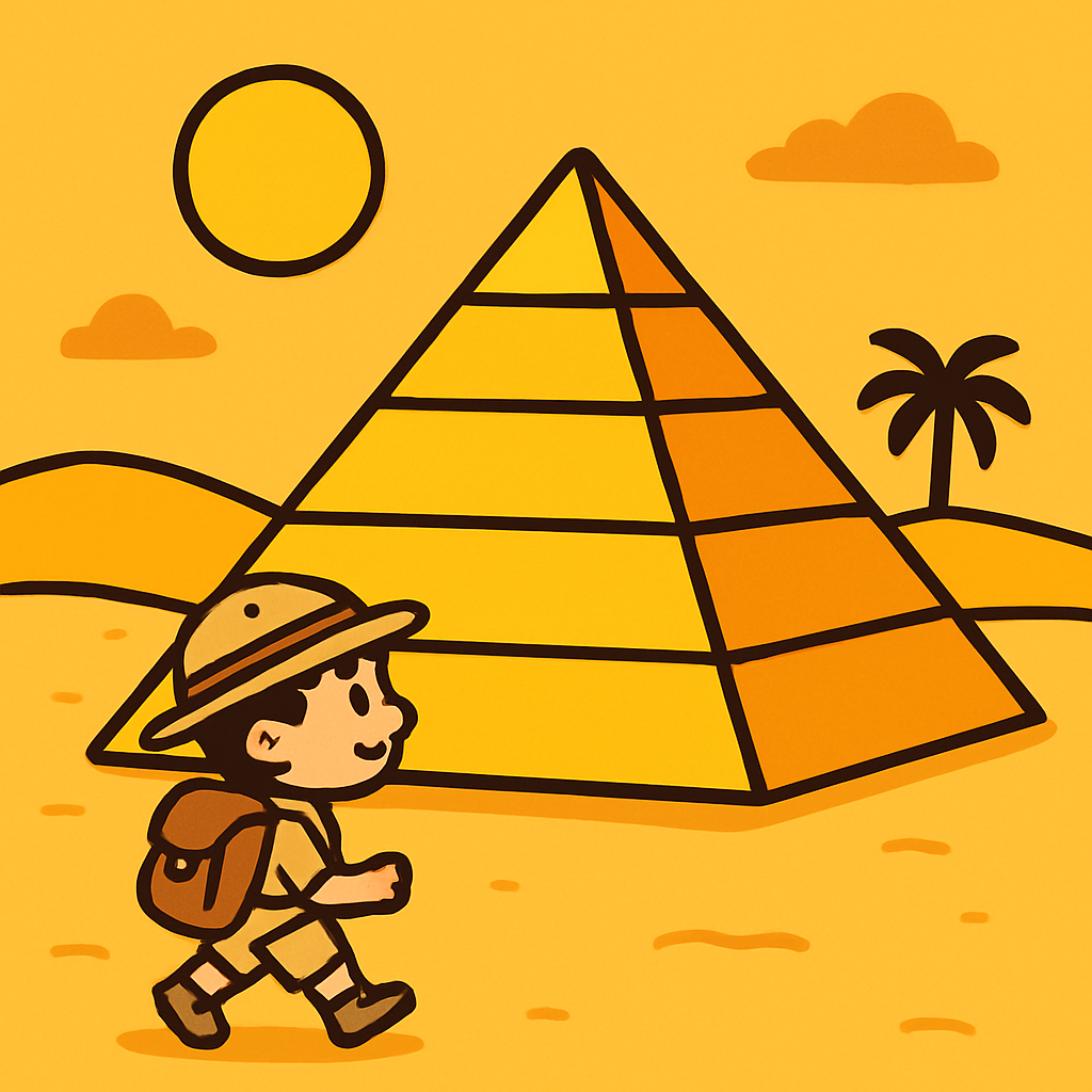 Pyramid Explorer Adventure DIY paint by diamonds