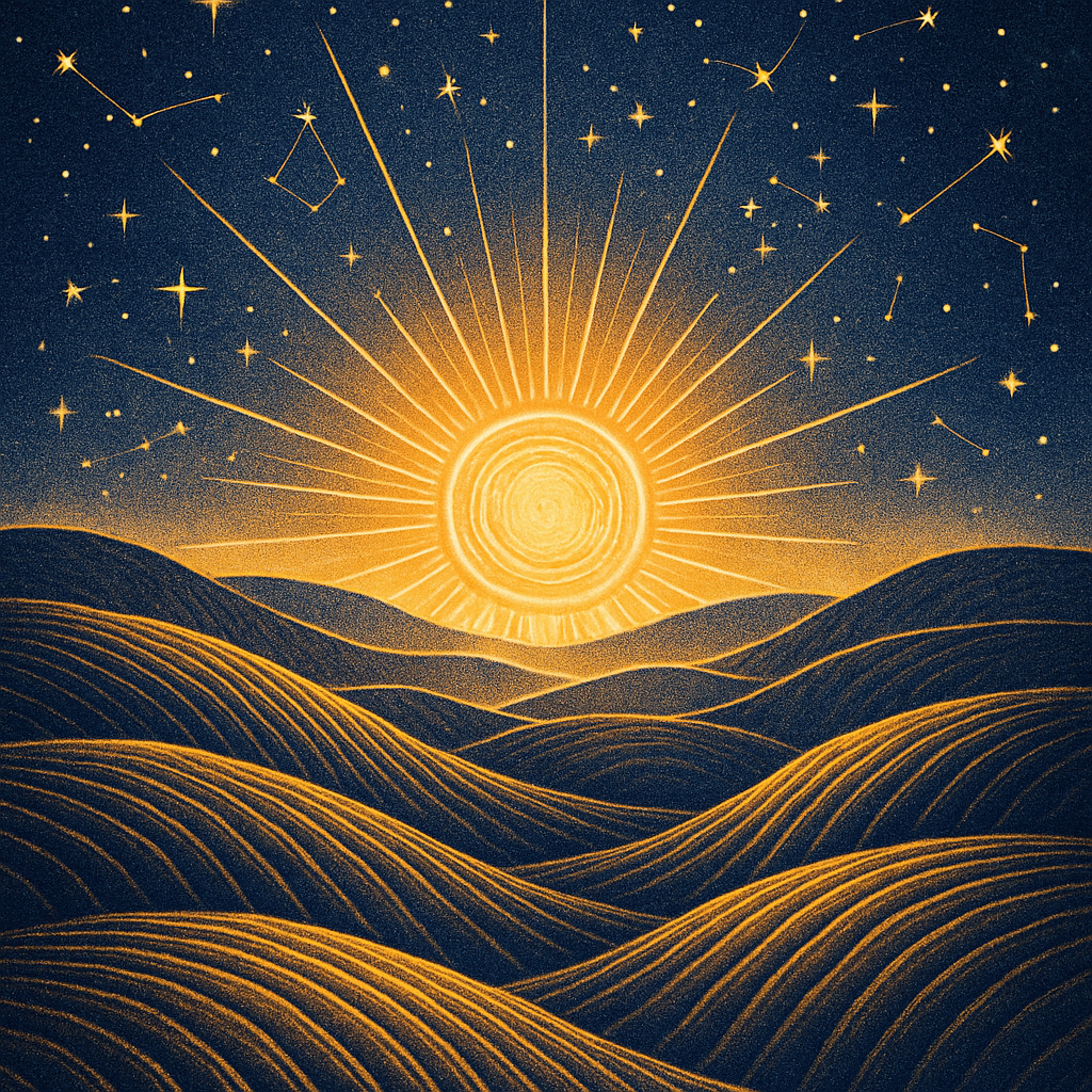 Sunrise Over Star Fields paint by diamonds