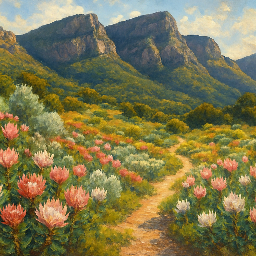 Kirstenbosch National Botanical Garden paint by diamond