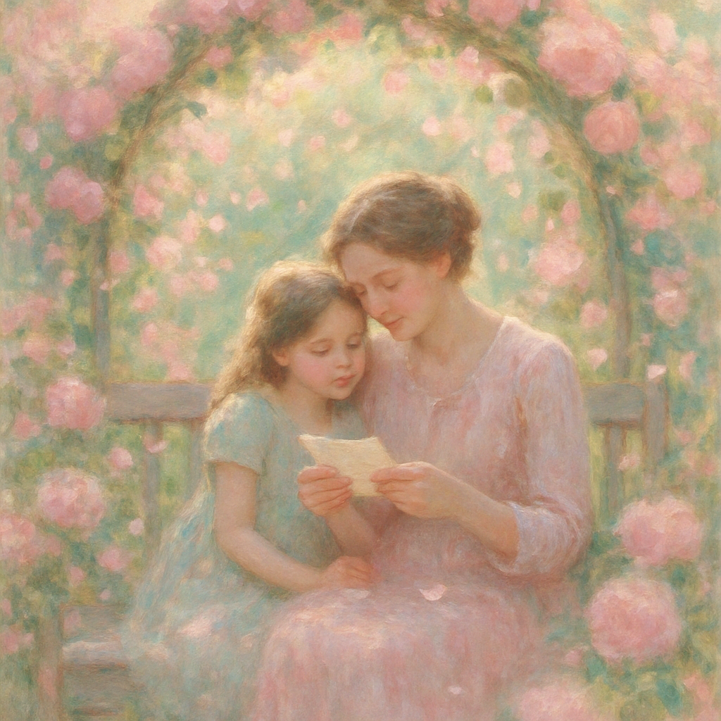 Whispers Of Love In A Petal Garden diamond painting
