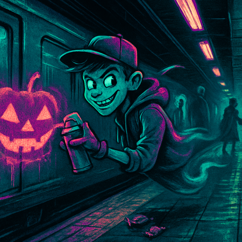 Subway Of Lost Tricksters paint by diamonds