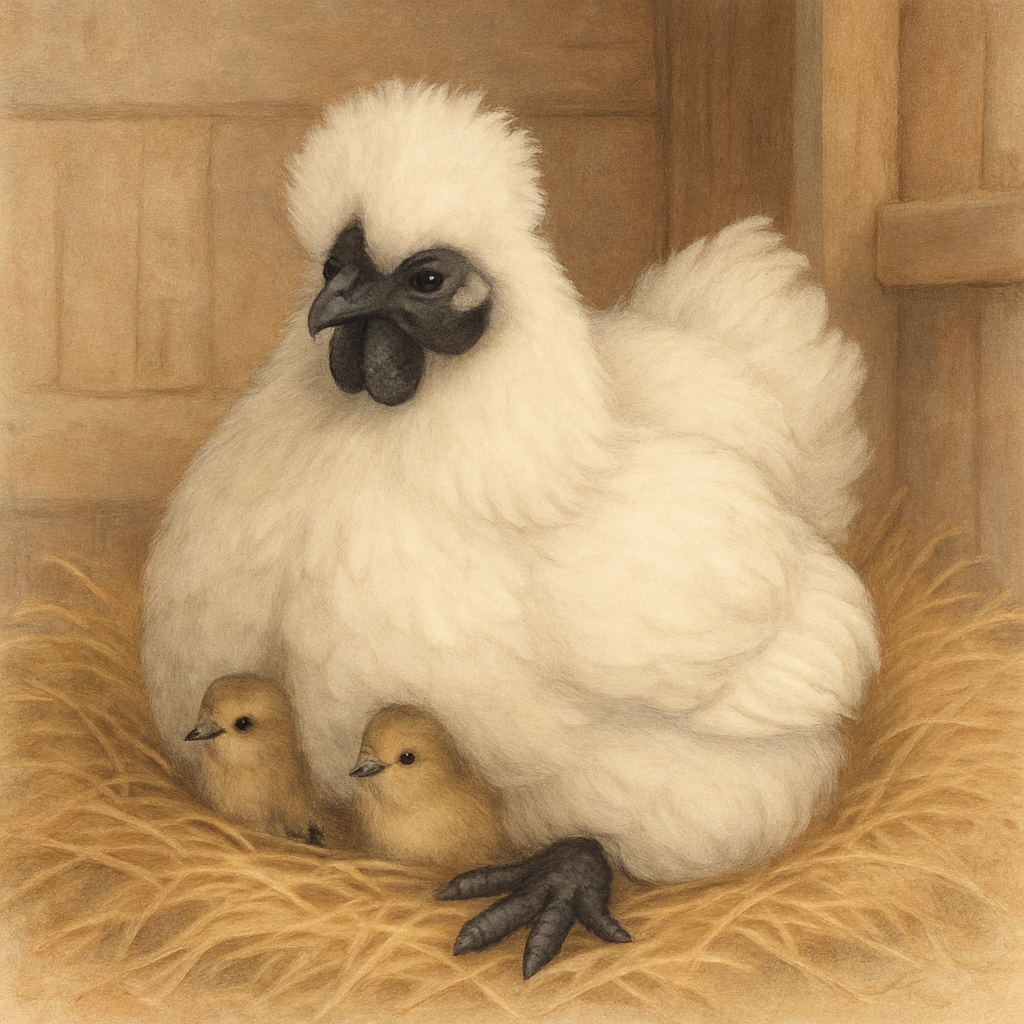 Silkie Chicken China painting diamond kit