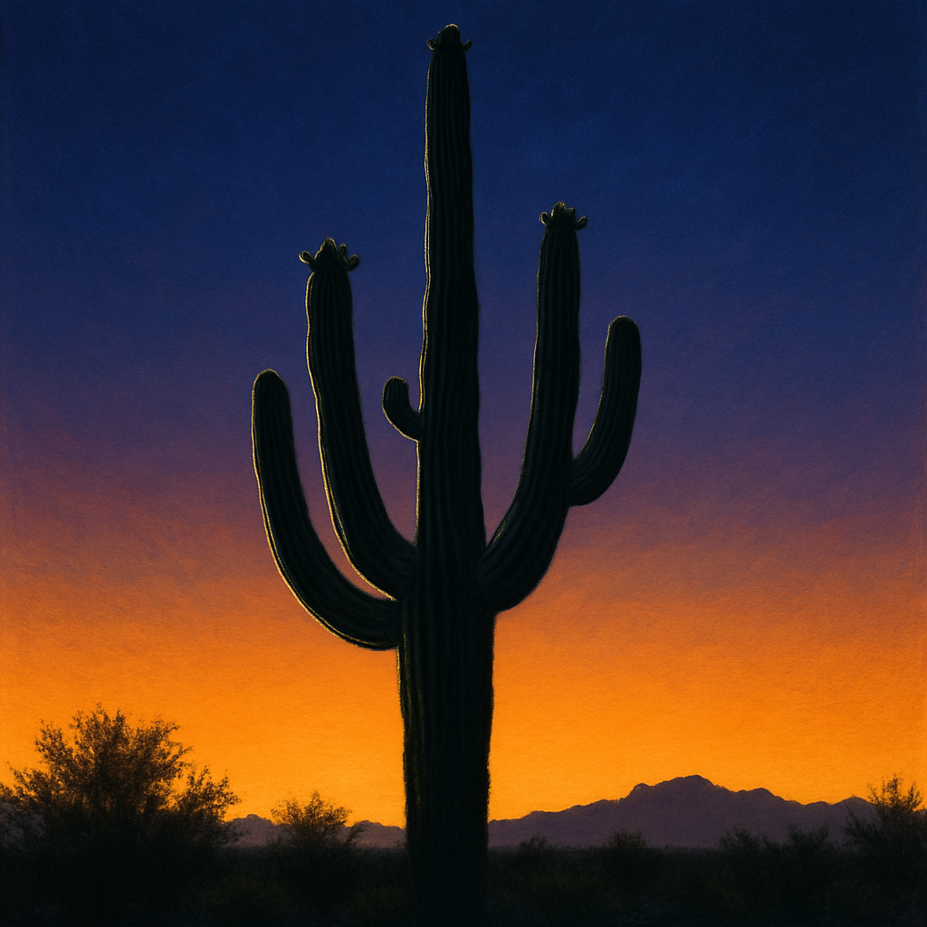 Carnegiea Gigantea Saguaro paint by diamonds