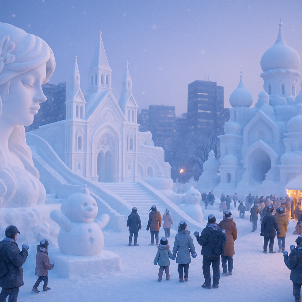 Sapporo Snow Festival diamonded painting kits