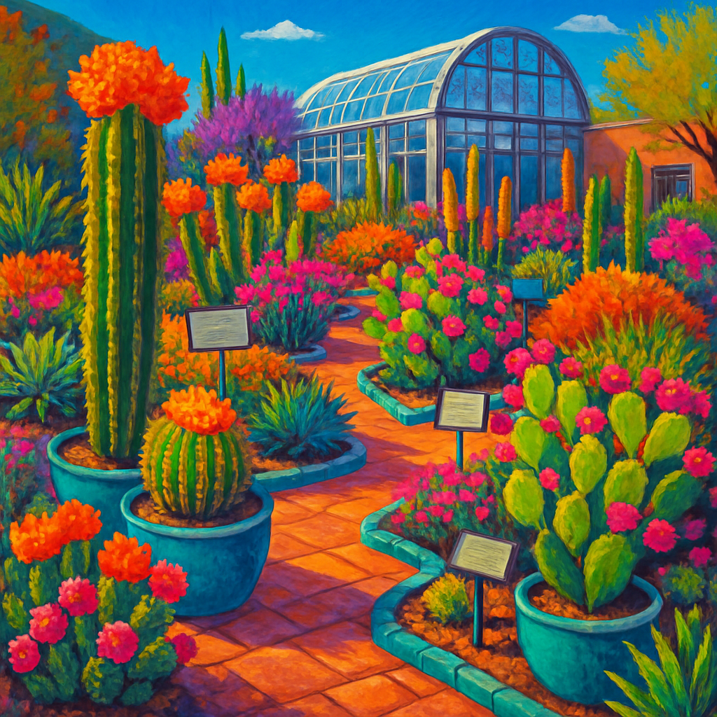 Desert Botanical Garden Phoenix DIY paint by diamonds