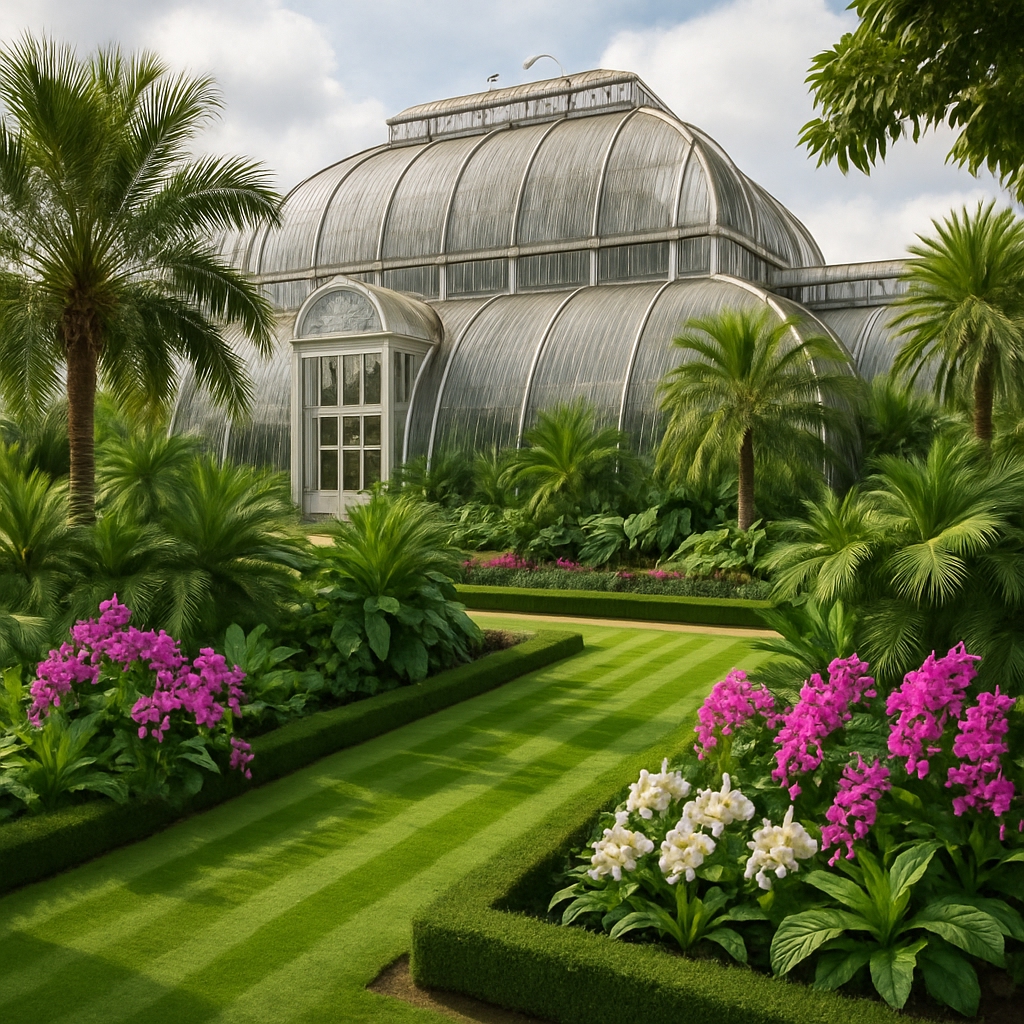 Royal Botanic Gardens Kew Painting by diamonds kit