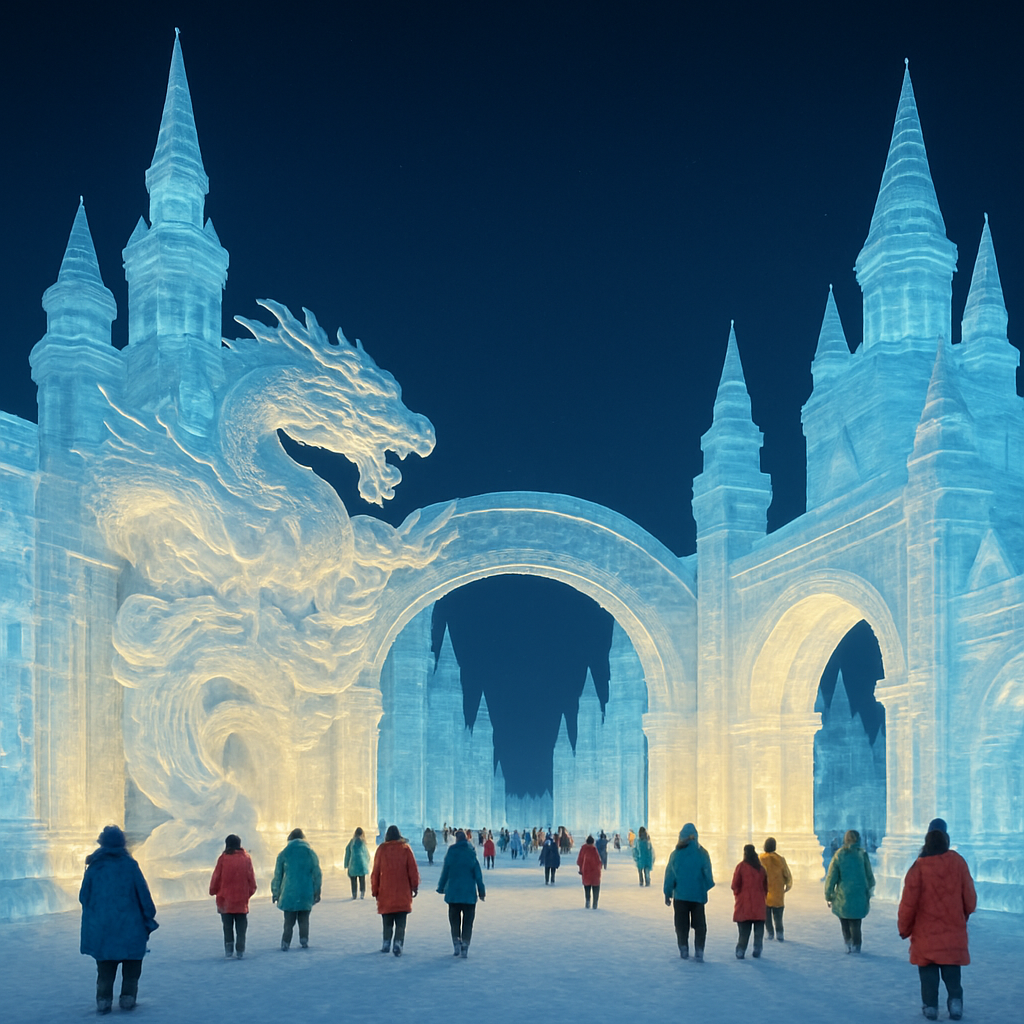 Harbin Ice And Snow Festival painting diamond kit