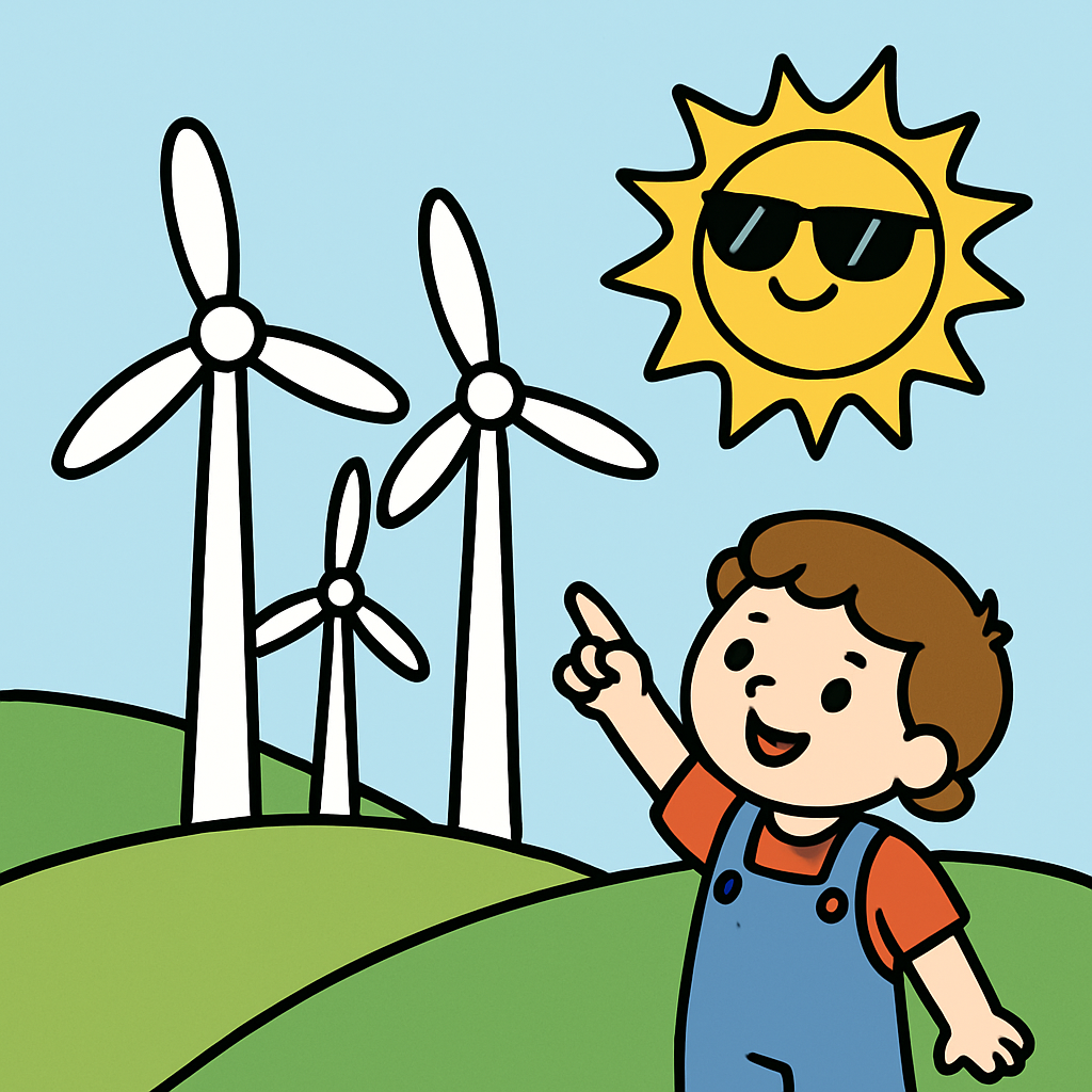 Wind Farm Helpers Painting by diamonds kit