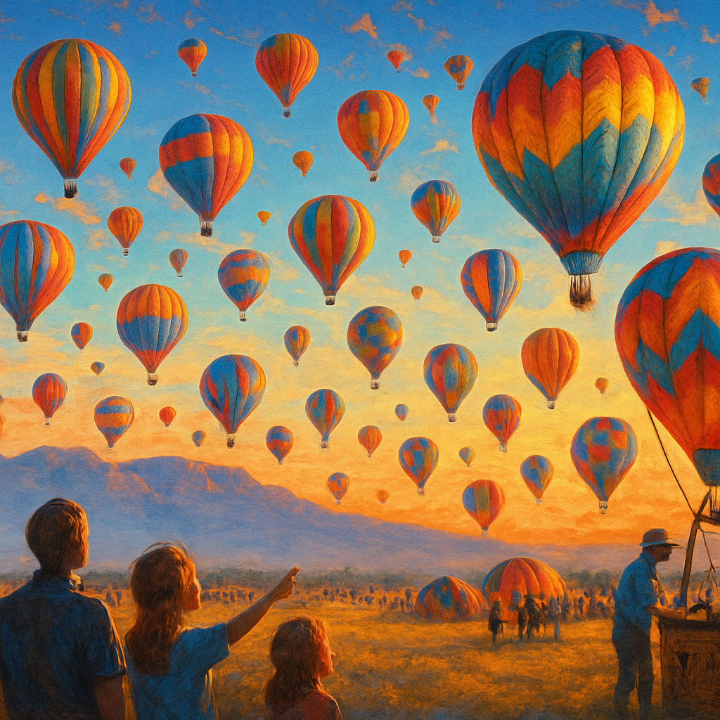 Albuquerque International Balloon Fiesta DIY paint by diamonds