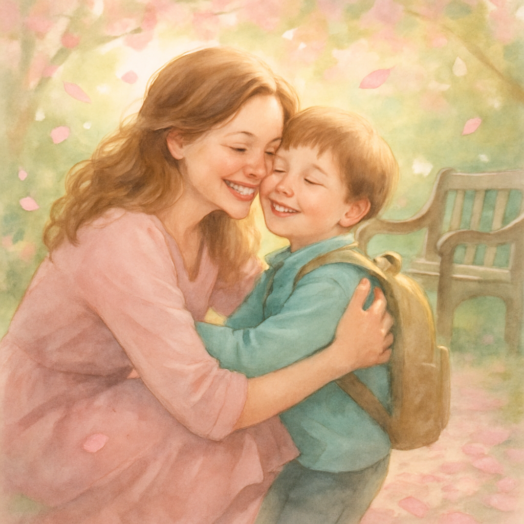 Whispers Of Love Embracing In A Petal Strewn Garden Paint by diamonds art