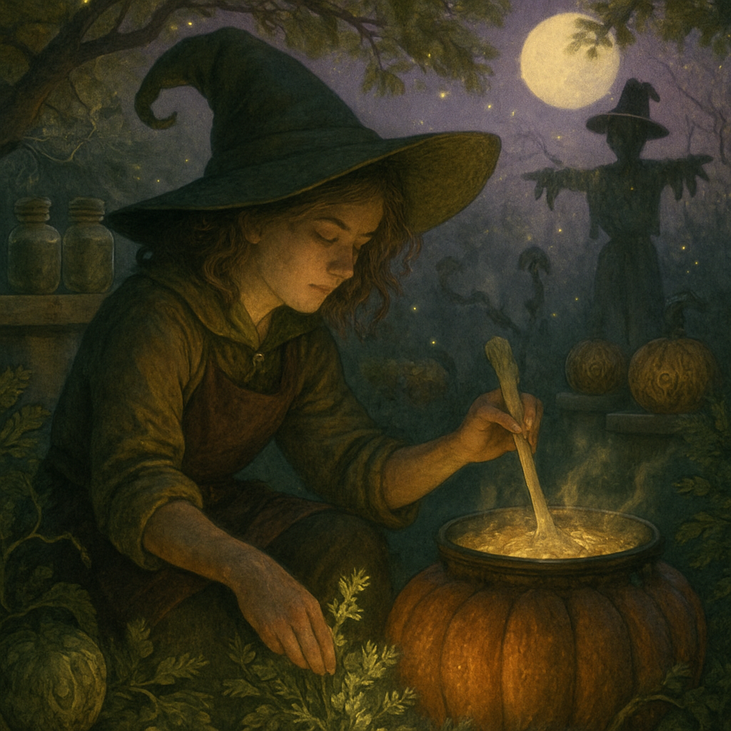 Harvest Moon Potion Garden diamond painting