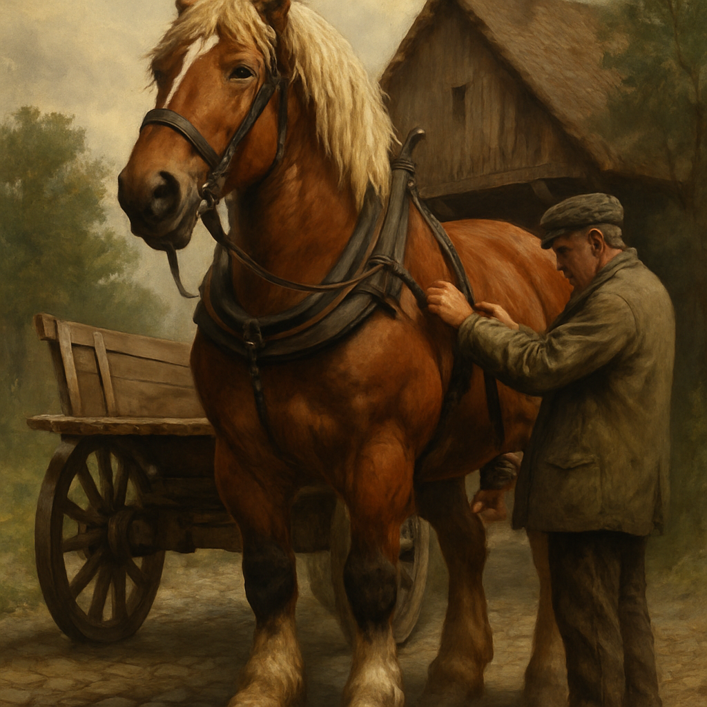 Belgian Draft Horse DIY paint by diamonds