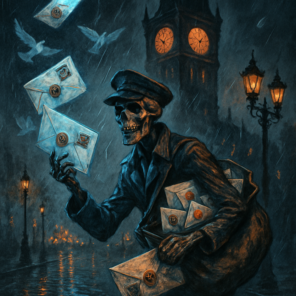 Clocktower Phantom Postman paint by diamonds
