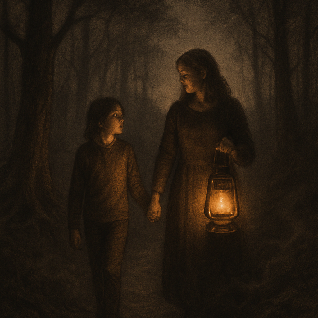Guiding Lantern Illuminating The Path Of Motherhood paint by diamond