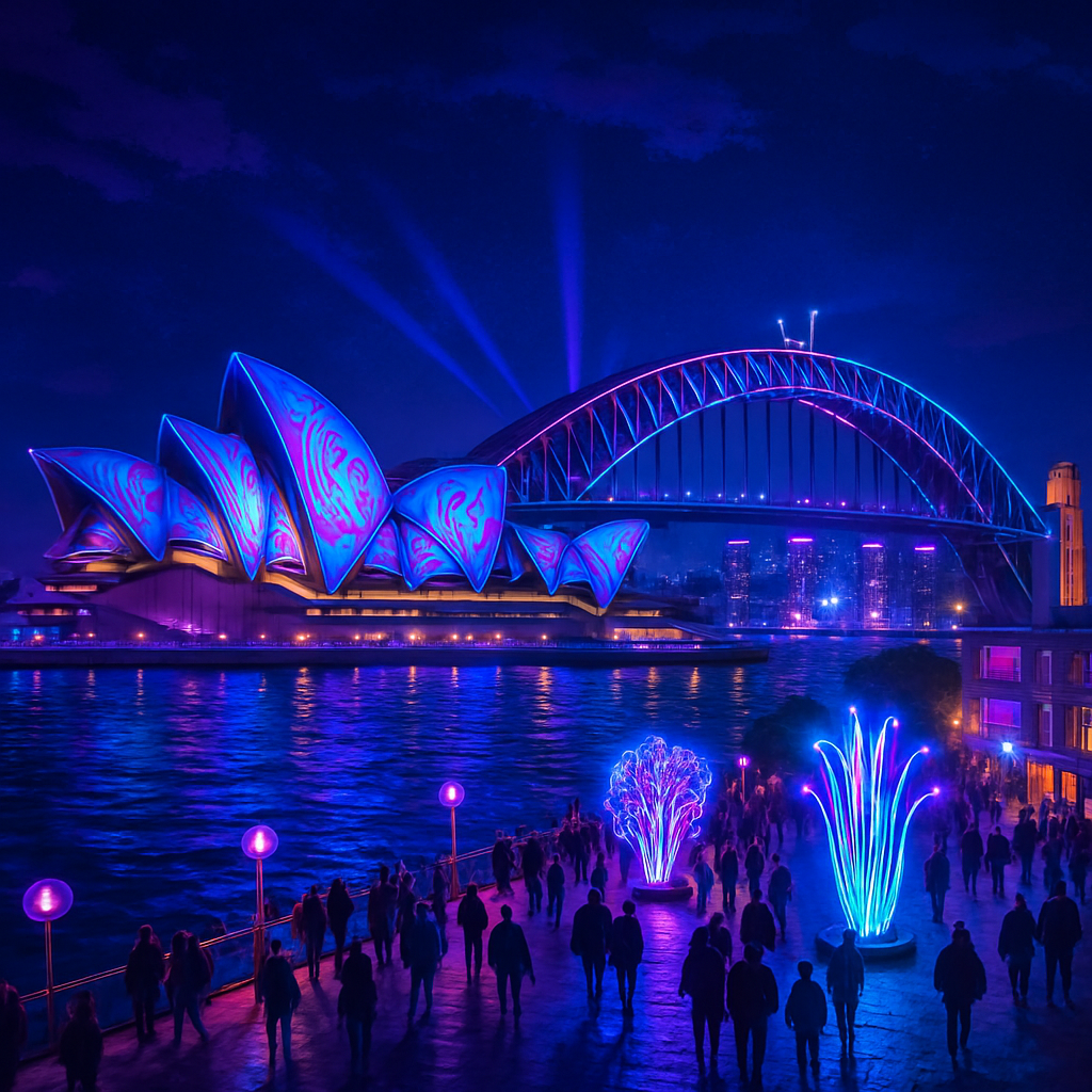Vivid Sydney - Sydney painting diamond kit