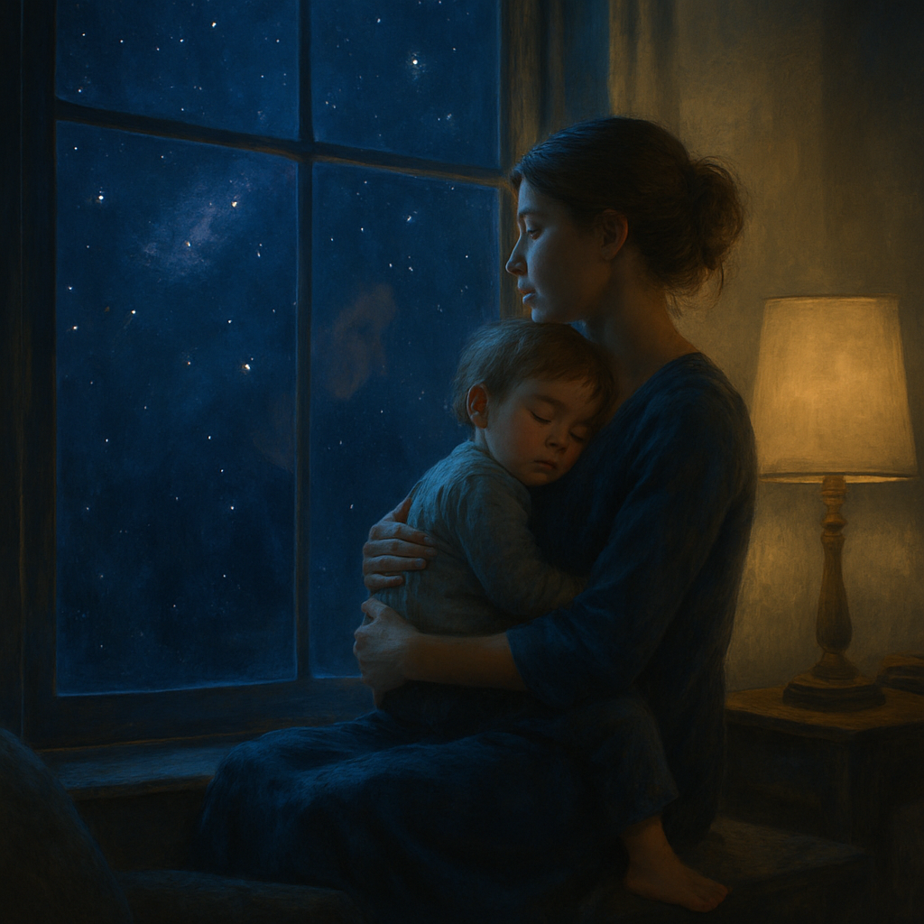 Starlit Cradle Of Mothers Courage DIY paint by diamonds