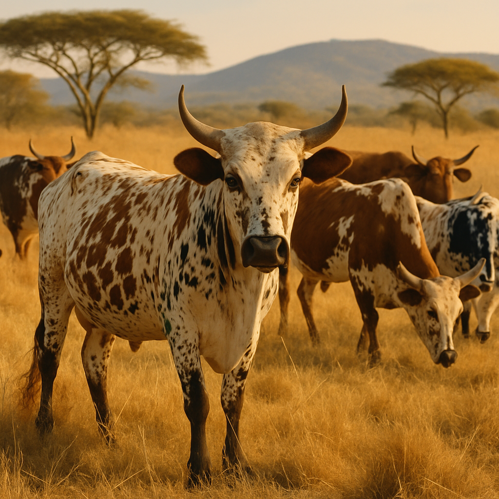 Nguni Cattle - South Africa diamonded painting kits