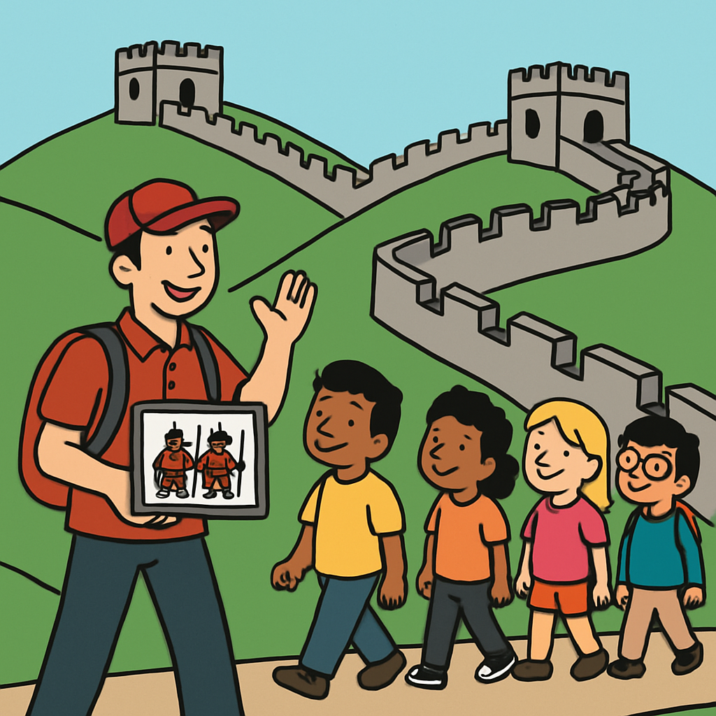Great Wall Time Travel Hike paint by color