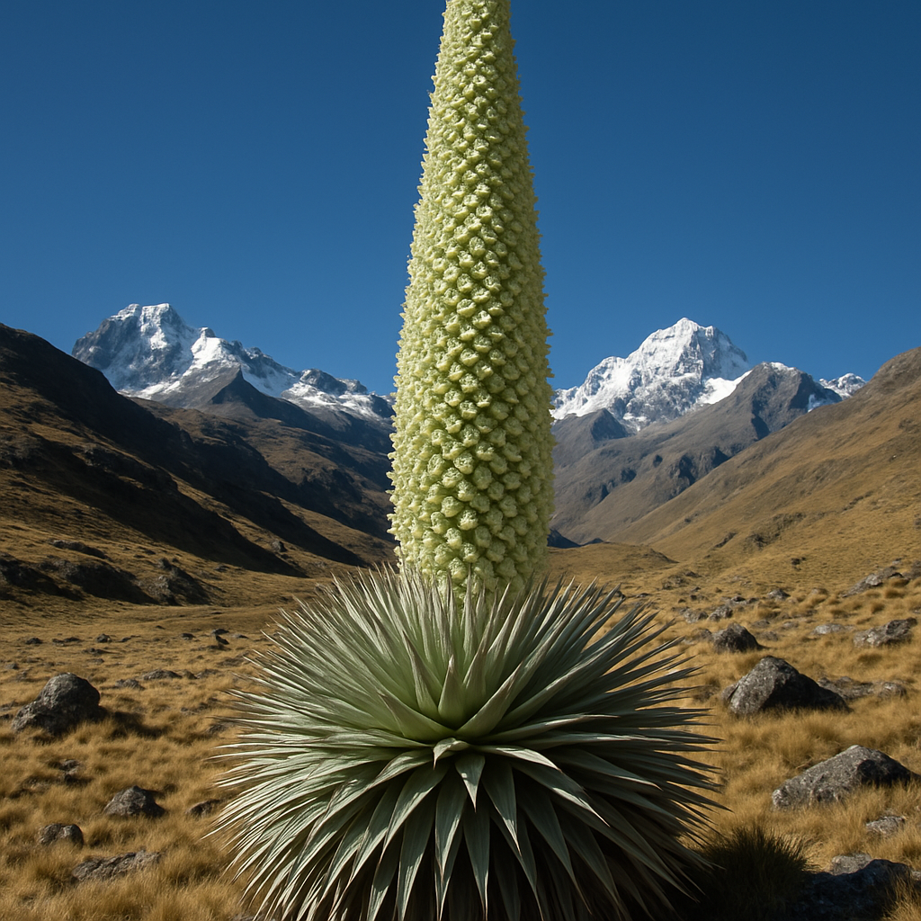 Puya Raimondii In The High Andes Paint by diamonds kits