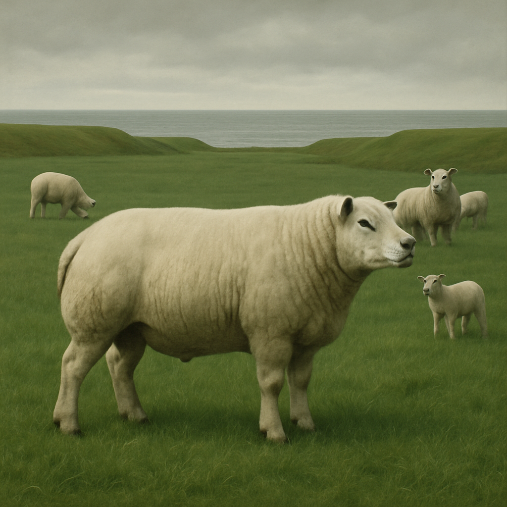 Texel Sheep - Netherlands paint by diamond