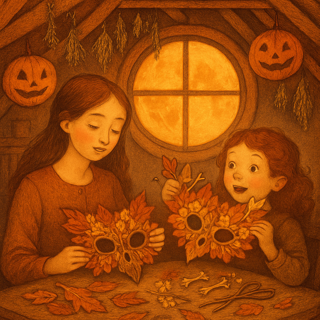 Harvest Moon Mask Makers Attic paint by diamonds
