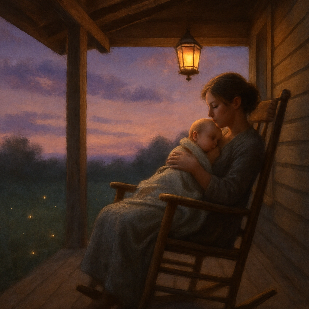 Evening Porch Lullaby In Fading Light DIY paint by diamonds