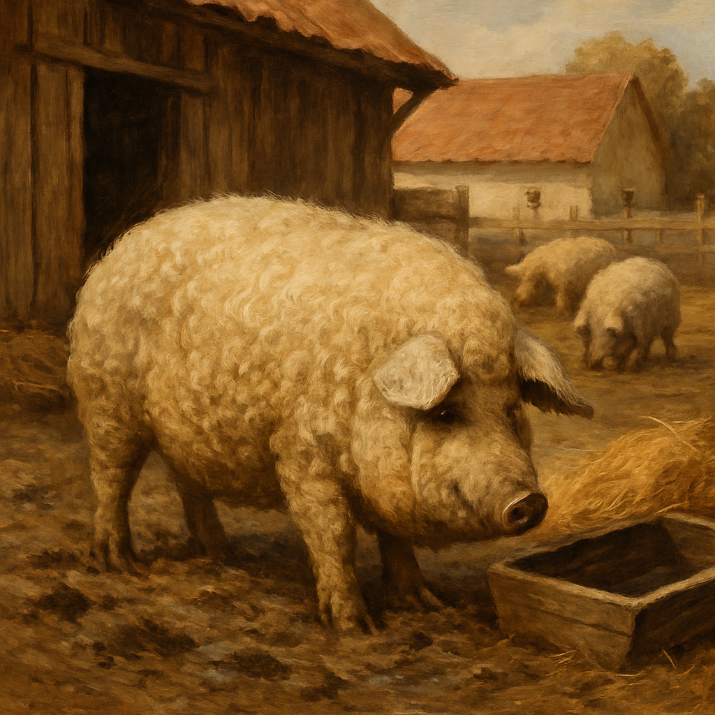 Mangalitsa Pig - Hungary painting diamond kit