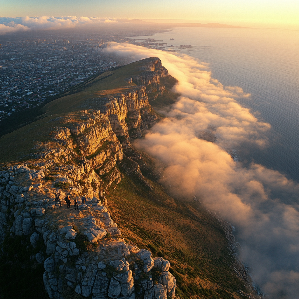 Table Mountain Cape Town Paint by diamonds kits