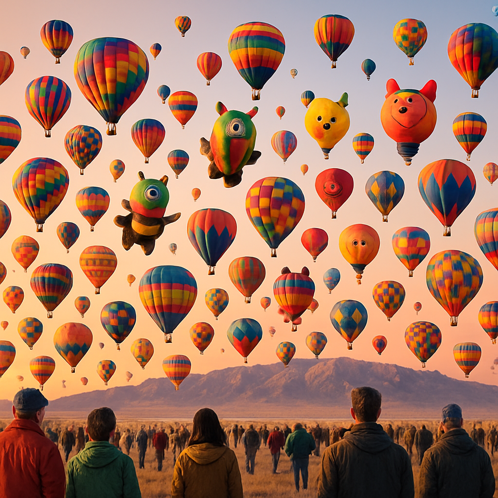 Albuquerque International Balloon Fiesta United States paint by diamonds