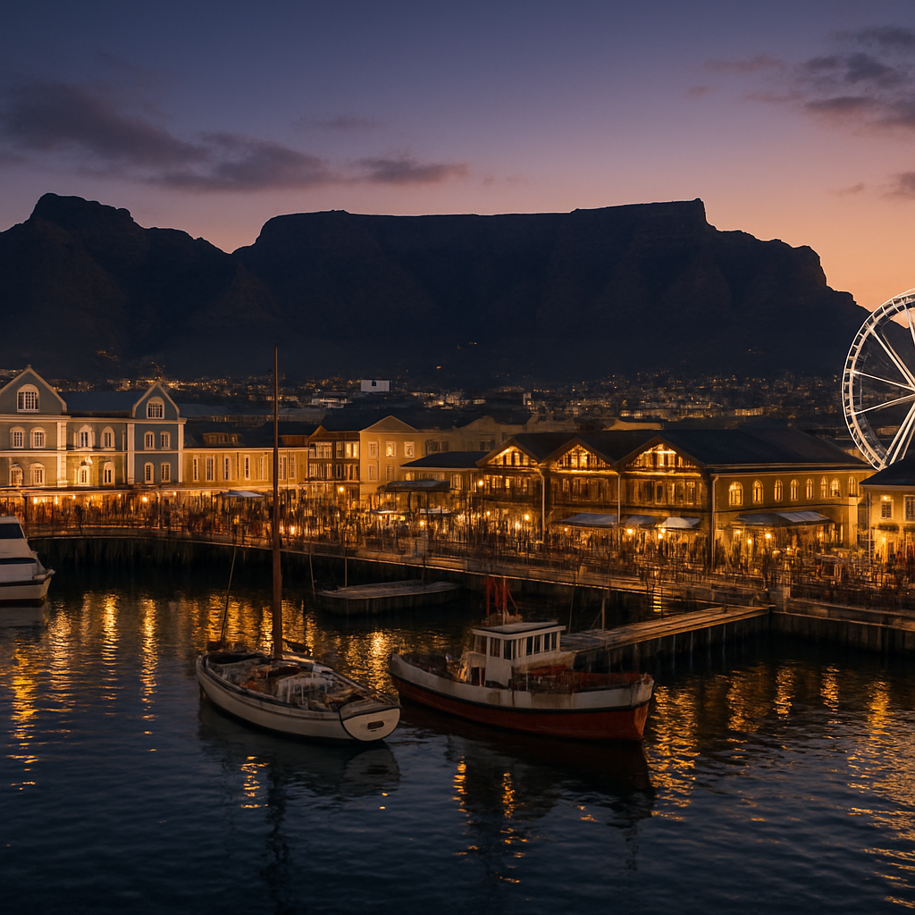 Victoria And Alfred Waterfront Cape Town Cityscape DIY paint by diamonds
